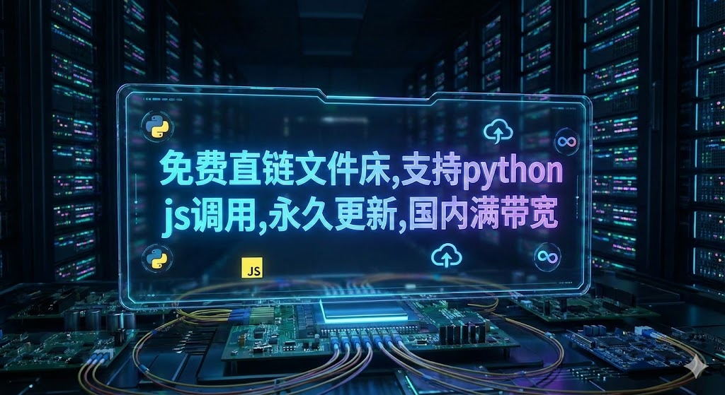 免费直链文件床,支持python js调用,永久更新,国内满带宽-米粒博客